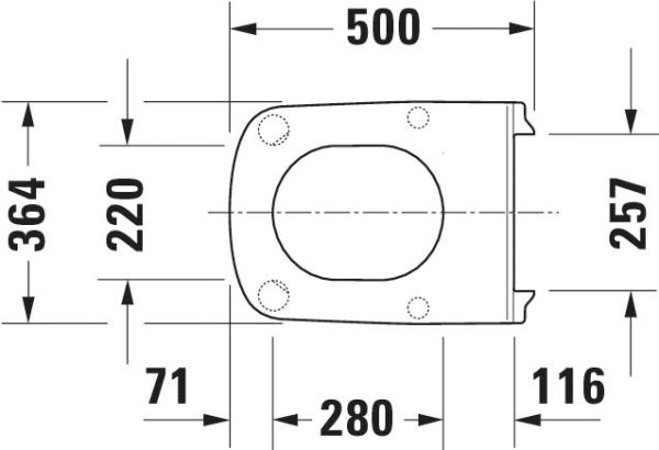 Duravit DuraStyle WC-Sitz mit Absenkautomatik, weiß