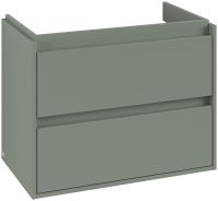 Vorschau: Villeroy&Boch Skyla Waschtischunterschrank 80cm für Becken mittig, soft green C79600AF 
