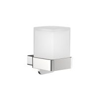 emco loft Seifenspender softcube, Wandmontage, edelstahl/satiniert 052101603