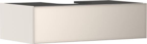 hansgrohe Xevolos E Waschtischunterschrank 98x55cm für Aufsatzwaschtisch mit Konsole, 1 Schubkasten