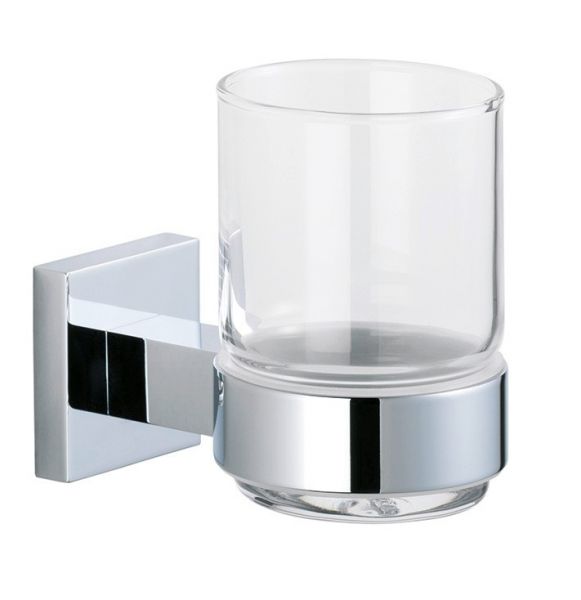 Avenarius Serie 420 Glashalter mit Glas, chrom