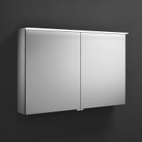 Vorschau: Burgbad Essence Spiegelschrank mit horizontaler LED-Beleuchtung und 2 Spiegeltüren, 100,6x67cm SPIY100PN480
