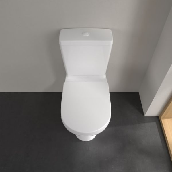 Villeroy&Boch O.Novo Stand-Tiefpül-WC mit Spülrand für Kombination, Abgang senkrecht, 36x67cm