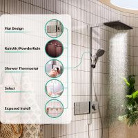 Vorschau: hansgrohe Raindance Alive Q Duschsystem 210/340 2 Strahlarten, ShowerSelect Comfort, chrom