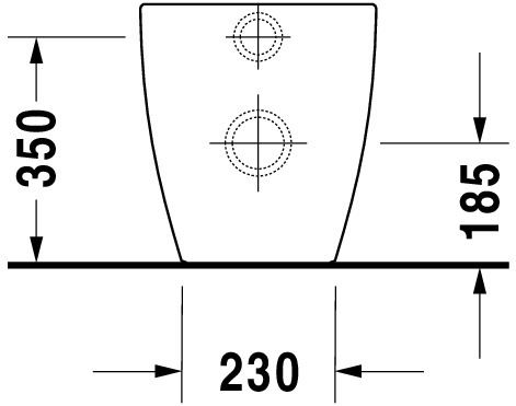 Duravit Happy D.2 Stand-WC Tiefspüler, weiß