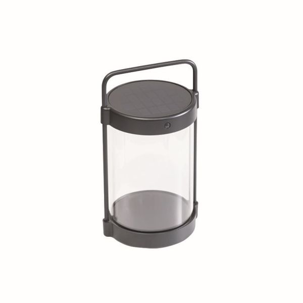 KETTLER KETTLIGHT ROUND Laterne Ø17cm, 30cm hoch, grau matt 0109109-7000