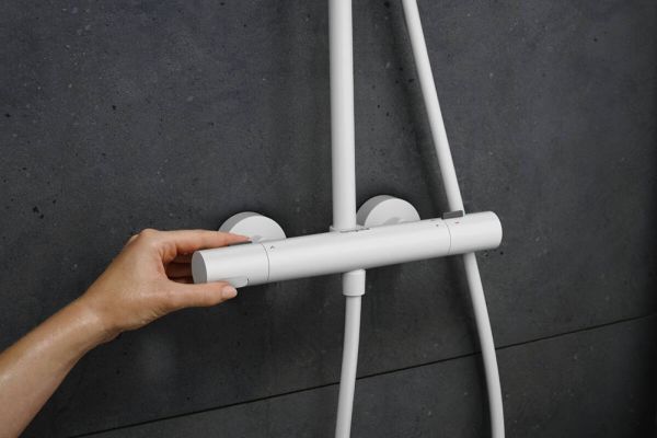 hansgrohe Pulsify S Puro Duschsystem 260 EcoSmart mit Ecostat Fine & 3 jet Handbrause