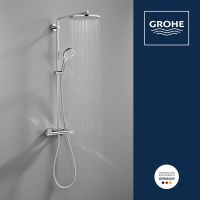 Vorschau: Grohe Vitalio Joy+ CoolTouch System 280 Duschsystem mit Thermostatbatterie, Aufputz, chrom