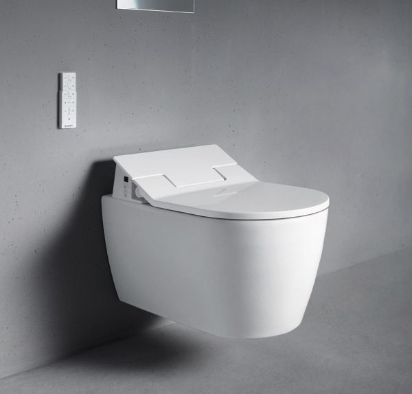 Duravit Dusch-WC KOMPLETTSET SensoWash Slim inkl. MEPA Montageelement und Betätigungsplatte, weiß