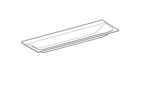 Geberit Xeno² Waschtisch aus Mineralwerkstoff, ohne Hahnloch, 160x48cm, weiß 500278001_2