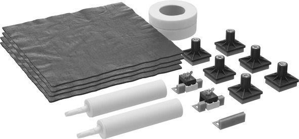 Duravit Schallschutz-Set für Duschwannen aus Acryl