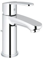 Grohe Eurostyle Cosmopolitan Badarmatur S-Size mit Zugstangen-Ablaufgarnitur, wassersparend, chrom