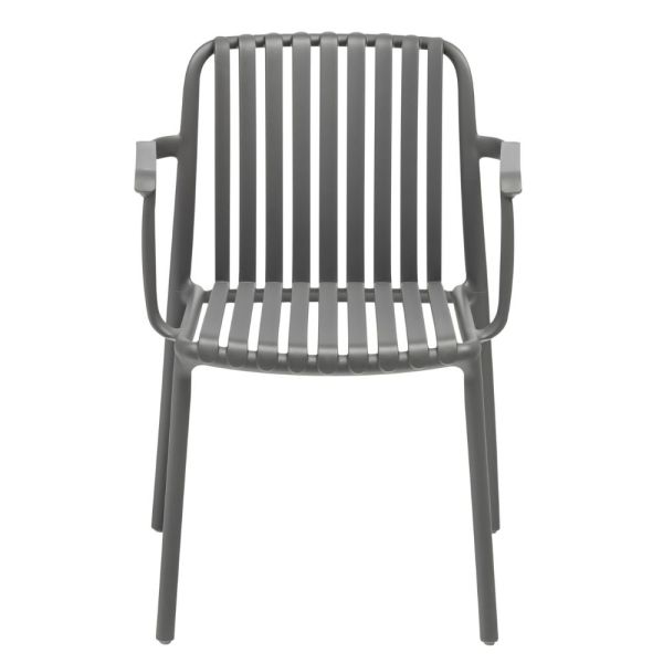 KETTLER LAGO Dining-Set mit CUBIC Dining-Tisch KETTALUX® Platte 160 x 95 cm, grau/anthrazit