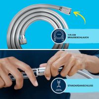 Vorschau: Grohe QuickFix Precision Flow Duschthermostat mit Brausestange 60cm & Handbrause, chrom