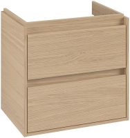 Vorschau: Villeroy&Boch Skyla Waschtischunterschrank C79500 62cm mit 2 Auszügen, nordic oak C79500VJ