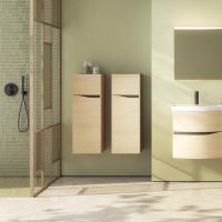 Burgbad Sinea 3.0 Halbhoher Schrank mit Metall-Einlegebox, rechts UHZV035RF6804G0292