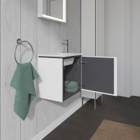 Vorschau: Duravit L-Cube Waschtischunterschrank wandhängend 42x29cm mit 1 Tür für ME by Starck 072343