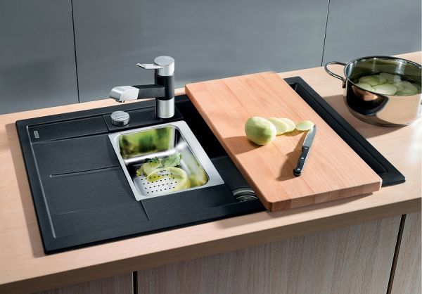 Blanco Metra 6 S Compact Granitspüle SILGRANIT® mit Ablauffernbedienung