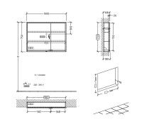 Vorschau: Villeroy&Boch My View Now LED-Unterputz-Spiegelschrank 100x75cm