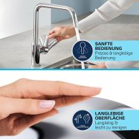 Vorschau: Grohe Start Küchen-Wasserhahn Niederdruck, chrom