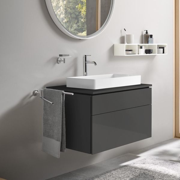 Duravit DuraSquare L-Cube Set Aufsatzwaschtisch mit Unterschrank 82cm