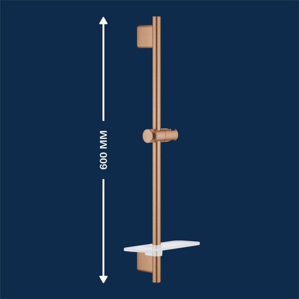 Grohe Rainshower SmartActive Brausestange 60cm, warm sunset gebürstet