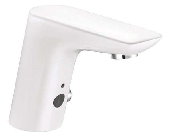 Kludi Balance elektronische Waschtischarmatur, Netzbetrieb, weiß/chrom 5220091