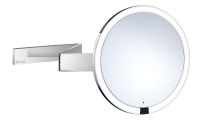 Smedbo Outline Kosmetikspiegel mit LED-Beleuchtung, PMMA, chrom FK491EP