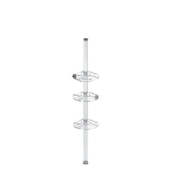 simplehuman Spann-Duschcaddy 1,5 - 2,4m, edelstahl aluminium eloxiert BT1109DC
