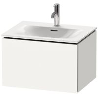 Duravit L-Cube Waschtischunterschrank wandhängend 62x48cm mit 1 Schublade für Viu 234463, weiß, LC613501818