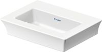 Vorschau: Duravit White Tulip Handwaschbecken rechteckig 45x33cm, ohne Hahnloch, ohne Überlauf, WonderGliss, weiß 07374500701
