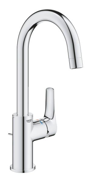 Grohe Eurosmart Waschtischbatterie L-Size mit Ablaufgarnitur, schwenkbar, chrom 23537003 