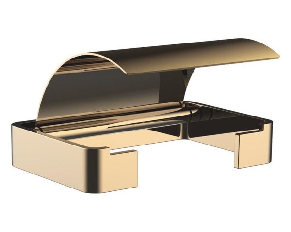 emco loft Papierhalter mit Deckel, gold poliert 050000700