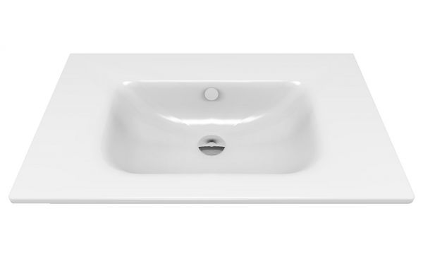 Catalano Sfera Möbelwaschtisch, Ablage links u.rechts 80x50cm, weiß CATAglaze+ 80SFN