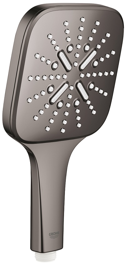 Grohe Rainshower 130 SmartActive Cube Handbrause, hard graphite