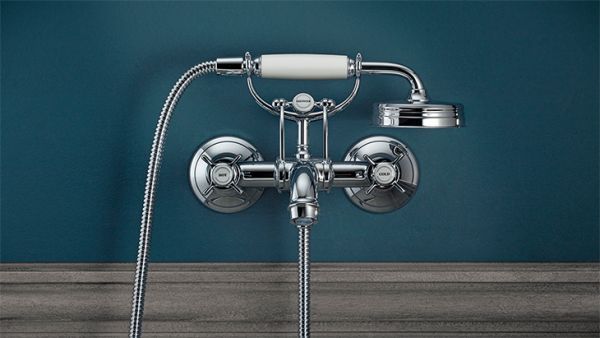 Axor Montreux 2-Griff-Wannenarmatur Aufputz chrom 16540000