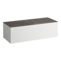 Vorschau: Laufen IL BAGNO ALESSI ONE Schubladenelement 1200, ohne Ausschnitt, Top Marrone Naturale, weiß, H4323000972601