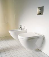 Vorschau: Duravit Starck 3 Wand-WC 54x36cm, oval, Durafix, weiß 2225090000 3