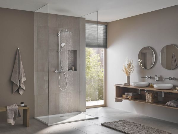 Grohe Euphoria System 310 Duschsystem mit Thermostatbatterie, chrom