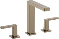 Vorschau: Hansgrohe Tecturis E 3-Loch Waschtischarmatur 150 EcoSmart+ mit Push-Open Ablaufgarnitur, brushed bronze 73030140