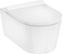 Vorschau: Hansgrohe EluPura S Wand-WC Set spülrandlos AquaHelix Flush, HygieneEffect mit WC-Sitz, weiß