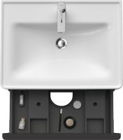 Vorschau: Duravit D-Neo Möbel-Set 65cm mit Waschtisch, Waschtischunterschrank und rechteckigem Spiegel