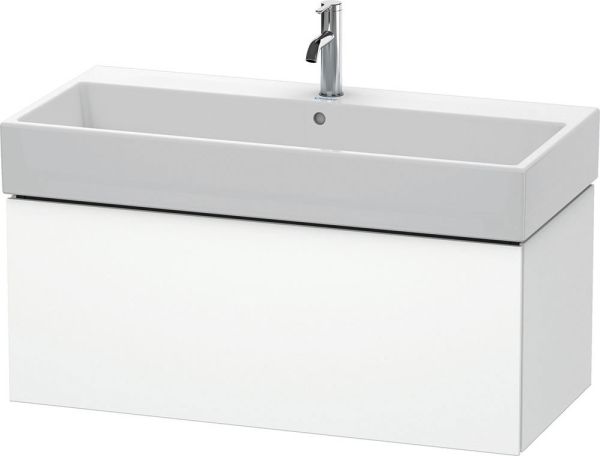 Duravit L-Cube Waschtischunterschrank wandhängend 98x46cm mit 1 Schublade für Vero Air 235010, weiß, LC617801818