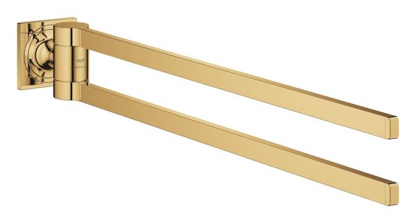 Grohe Allure Doppel-Handtuchhalter 46cm, schwenkbar, cool sunrise 40342GL1