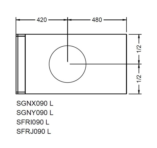 Burgbad Junit Badmöbel-Set 90cm, Leuchtspiegel, Aufsatzwaschtisch rund und WT-Unterschrank