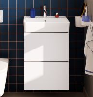 hansgrohe Xilesa E Unterschrank 48x38cm für Handwaschbecken, 2 Push-Open Schubkästen
