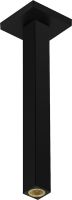 Hansgrohe Deckenanschluss E 30cm, schwarz matt, 24339670