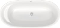 Vorschau: Duravit Cape Cod freistehende Badewanne oval 165x78cm, weiß