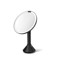 Vorschau: simplehuman LED-Sensorspiegel, Helligkeitsregelung Ø20cm, wiederaufladbar, edelstahl schwarz matt