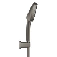 Vorschau: Grohe Vitalio Joy+ 120 Wandhalterset 3 Strahlarten, hard graphite gebürstet 134865AL00 